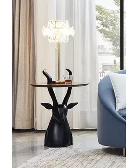 Contemporary accent furniture in wood and glass by The Paradise