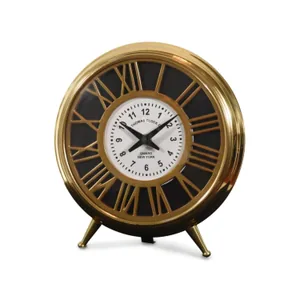 Vintage metal table clock